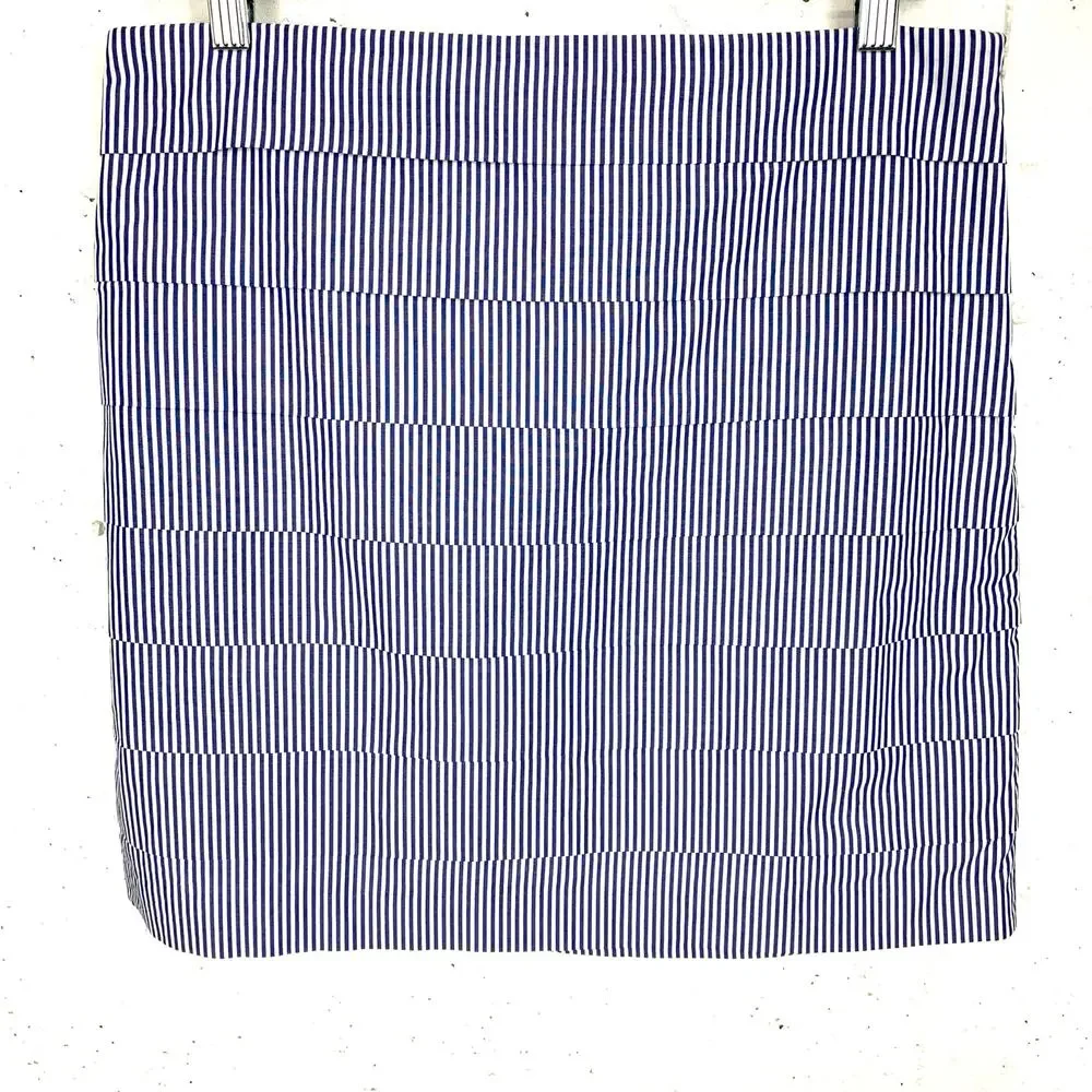 Vineyard Vines Womens Tiered Cotton Mini Skirt Blue White Nautical Stripe Size 4
